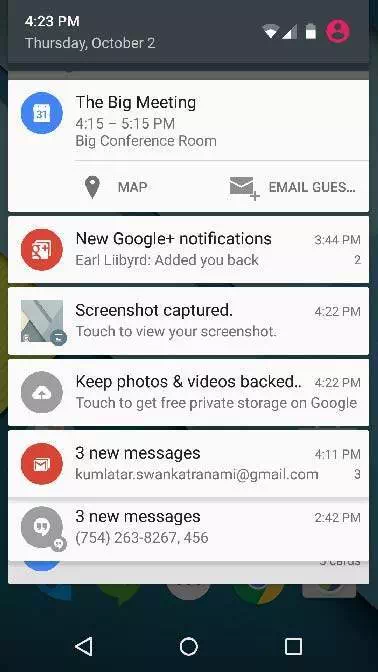 Description: Android Notification Detail