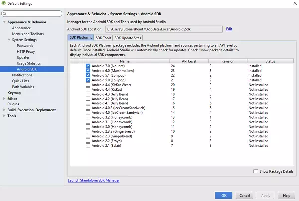 Description: Android SDK Manager Tutorial