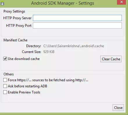 Description: Android SDK Manager Tutorial