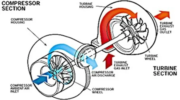 Title: 01-turbo-parts-turbocharger section-compressor air discharge - Description: 01-turbo-parts-turbocharger section-compressor air discharge