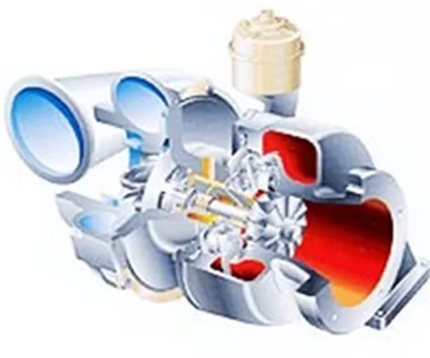 Title: 01-turbocharger-Vtg-cross sectional diagram-control system - Description: 01-turbocharger-Vtg-cross sectional diagram-control system