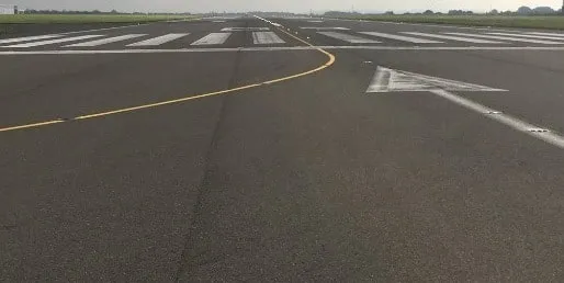 Description: Airfield Runway, Liverpool Airport, UK