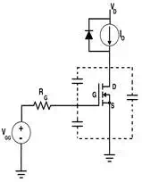 Switching Circuit for MOSFET with Clamped Inductive Load