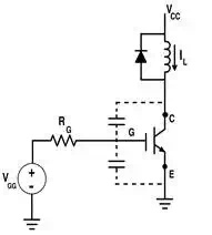 Switching Circuit for IGBT with Clamped Inductive Load