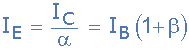 transistor emitter currents