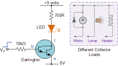 darlington transistor application