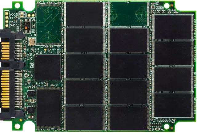 Description: SSD Circuit Board with Components