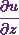 \cfrac{\partial u}{\partial z}