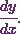 \cfrac{dy}{dx}.