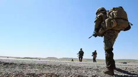 British troops in Helmand, Afghanistan