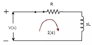 Description: Description: Description: Open Series RL Circuit