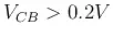 Description: Description: $V_{CB}>0.2V$