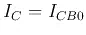 Description: Description: $I_C=I_{CB0}$
