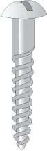 Threaded screw