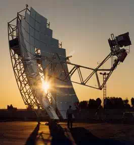 Description: Description: Image of a solar dish collector.