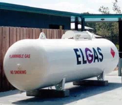 Bulk LPG gas storage tank