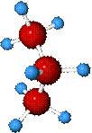 LPG - propane molecule