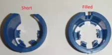 Injection Molding Short Shot vs Properly Filled Part