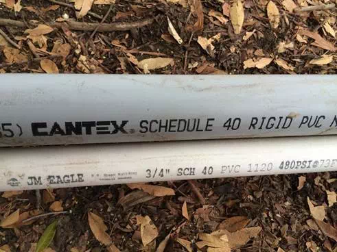 Schedule 40 PVC Pipe