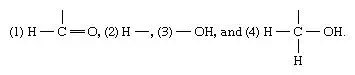 Carbohydrates. An asymmetrical center in the case of carbon is defined as a carbon atom to which four different groups are attached. This diagram shows the four different groups attached to the carbon atom.