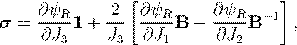                 [                  ]
σ =  ∂ψR-1 +  2-- ∂ψR-B -  ∂ψR-B -1  ,
     ∂J3      J3  ∂J1      ∂J2
