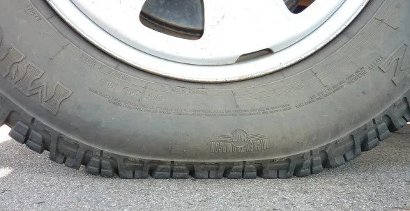 Description: Tire Contact Pressure on Pavement