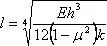 Description: The radius of relative stiffness (the relative stiffness of the slab relative to that of the foundation) is required for the above formulae. This equation is (from Westergaard, 1926)