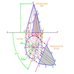 Title: Drawing7.1 - Description: Section of Solids Problems - Engineering Drawing