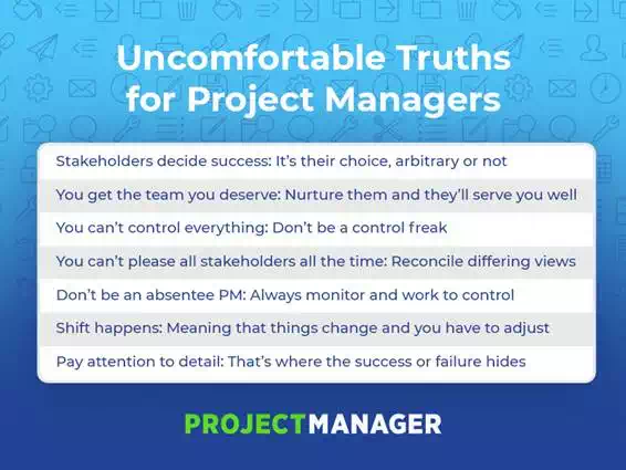 uncomfortable truths for project managers