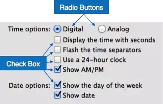 Description: Radio-button