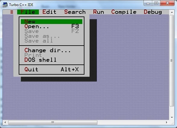 first c program with turbo C